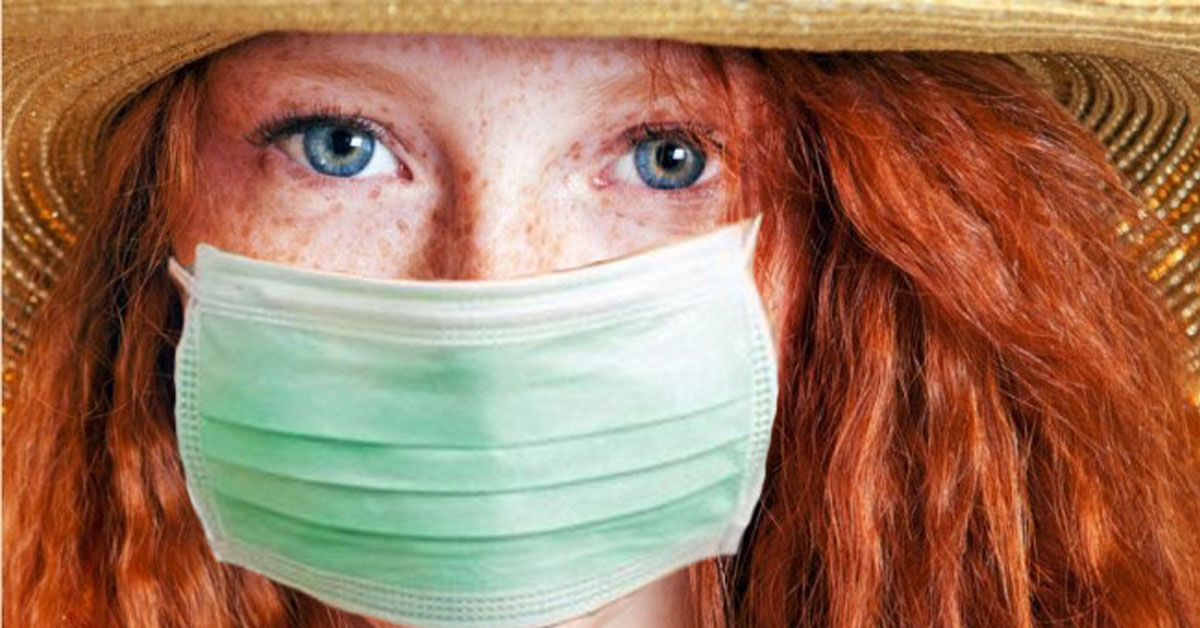 redhead mask