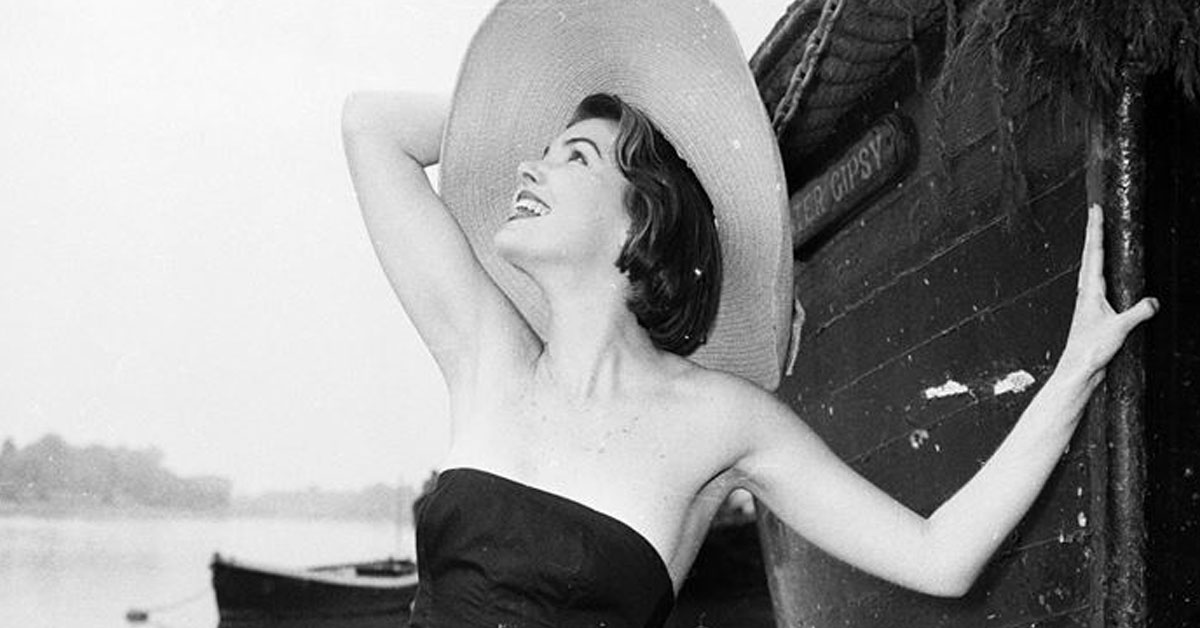 beautiful lady black and white