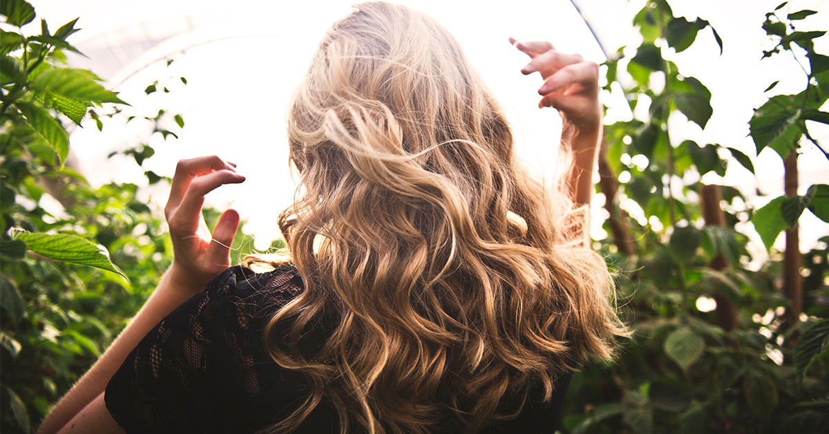 blonde hair