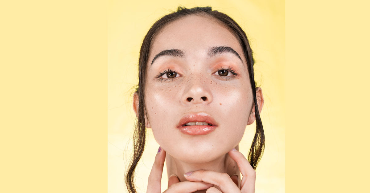 face beauty close up