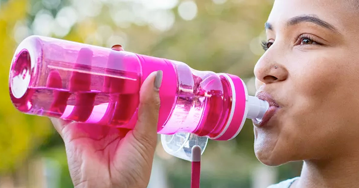 drinking water
