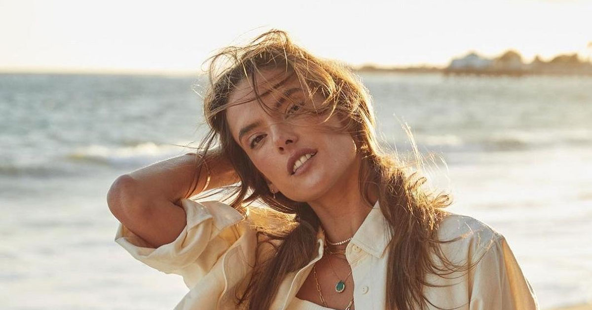 beautiful woman on the beach