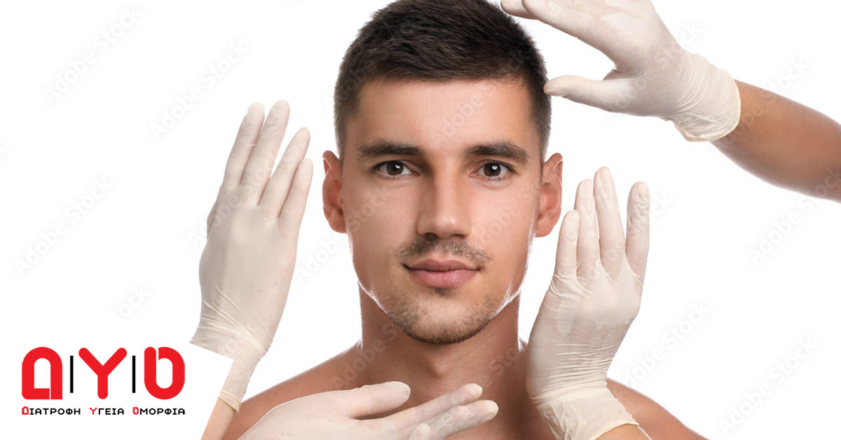 man scaping