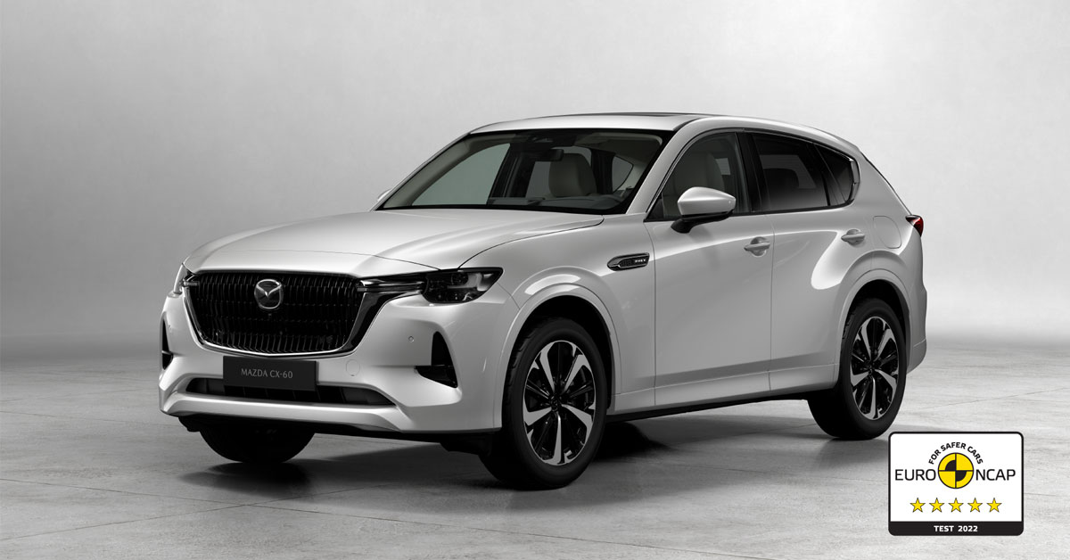 Βαθμολογία πέντε αστέρων για το Mazda CX-60 στο EURO NCAP