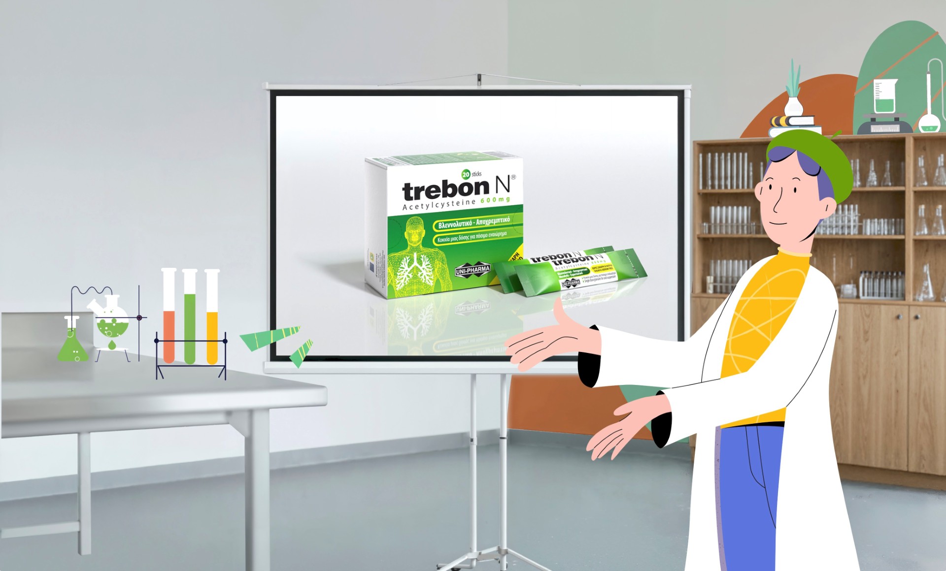 «Tr?s bon! Trebon!» Νέα 360° καμπάνια για το Trebon Ν της UNI-PHARMA