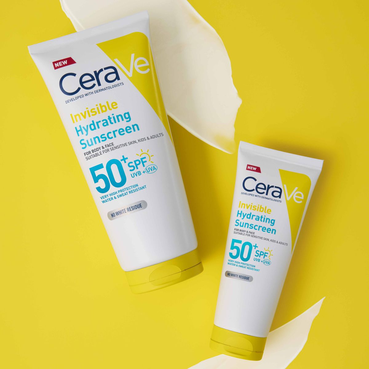 CeraVe Invisible Hydrating Sunscreen SPF50 ATF INT Packshot With Texture 3337875945738, Women In Business & Science